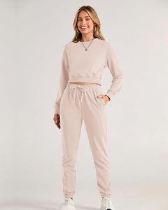 Ensemble de survêtement décontracté pour femme 2026 – Survêtements amples deux pièces pour l'entraînement et le jogging - Product Image 4