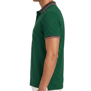 Camisas Polo para hombre de tela de mezcla de algodón suave de primera calidad, cuello cómodo, corte moderno para un estilo casual elegante y comodidad diaria. - Product Image 6
