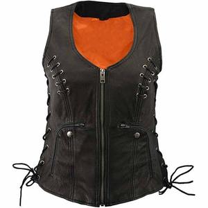 Chaleco de Motocicleta Profesional de Cuero Genuino para Hombre, Resistente al Viento, Talla Grande, de Seguridad para Carreras, Fabricante Personalizado 2026 - Product Image 4