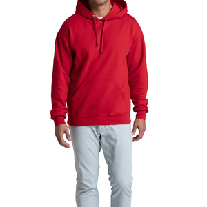 Sudadera con capucha para hombre 100% algodón, hombros caídos, oversize, lisa, antiencogimiento, calidad de lujo, forro polar grueso, bordada - Product Image 3