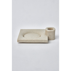 [blackparrot] Support de rangement minimaliste pour salle de bain, organiseur de rasoirs et de vases, support de luxe coréen - Product Image 3