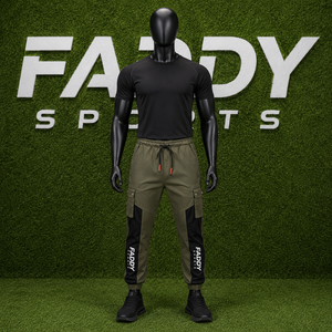 Men's Multi-Pocket Tactical <b>Cargo</b> Pants Streetwear Patchwork Joggers Hip Hop Casual Cotton Trousers Outdoor Slim Fit Work Wear - Product Image 2