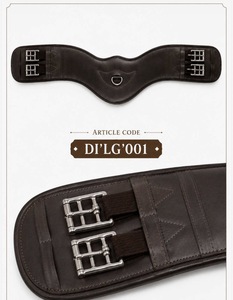 Sangle de cheval en cuir artisanal avec contour anatomique de Divine International - Product Image 4