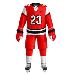 Uniforme de hockey sur glace de qualité supérieure, prix abordable, tissu doux, design personnalisé - Product Image 2