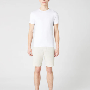 Shorts décontractés pour hommes à taille mi-haute, coupe droite, en tissu 100% coton, pour l'été, fournisseur direct d'usine, faible MOQ - Product Image 4