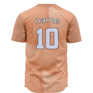 Uniforme Deportivo al por Mayor para Hombre, Jersey de Béisbol Sublimado de Manga Corta, Jersey de Softbol de Secado Rápido, Jersey Deportivo con Logotipo Personalizado - Product Image 6