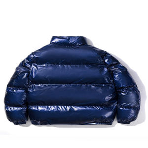 Blouson d'hiver matelassé et rembourré pour homme 2026, coupe-vent chaud en polaire épaisse, décontracté, zippé, style bomber, col montant, doublure en bambou sur le devant - Product Image 4