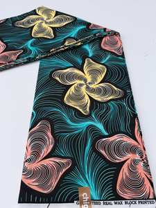 Tissu en coton imprimé wax africain tendance pour robes, foulards, écharpes – Top Hitjem Export Pvt Ltd Island Exporter - Product Image 2