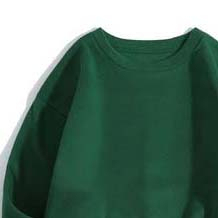 เสื้อสเวตเชิ้ตคอกลมผู้หญิงแบบสั่งทำพิเศษ ผ้าโพลีเอสเตอร์/คอตตอน ทอสีพื้น ทรงปกติ สำหรับฤดูหนาว เป็นมิตรกับสิ่งแวดล้อม พร้อมบริการ OEM ด้านหน้า - Product Image 3