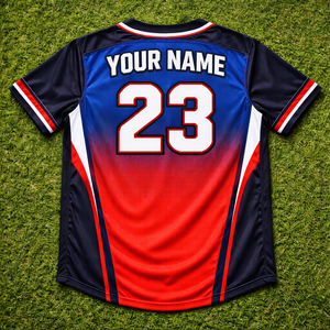 เสื้อเบสบอลทีมแบบกำหนดเองสำหรับโรงเรียน ทรงสั้น ไซส์ใหญ่ แห้งเร็ว ระบายอากาศได้ดี ผ้าโพลีเอสเตอร์ 100% พิมพ์ลายชื่อผู้เล่น - Product Image 2