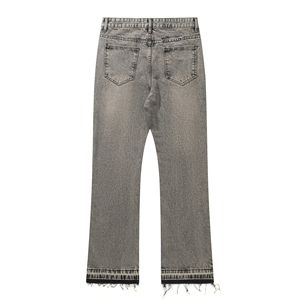 Jeans de Mezclilla para Hombre de Alta Calidad, Estilo Vintage, Ajustados, Slim Fit, al por Mayor, Personalizados, Moda Urbana, Jeans Holgados Desgastados - Product Image 2