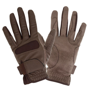 High Quality Custom Men's Horse Riding Gloves <b>Equestrian</b> Synthetic Leather Gloves with Anti-Split Feature for Horse Riding - Product Image 1