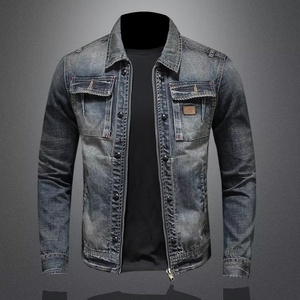 Chaqueta de Mezclilla para Hombre, Precio al por Mayor, Manga Larga, Elegante, Nuevo Diseño, Superventas, Transpirable, Lisa, a la Moda - Product Image 3