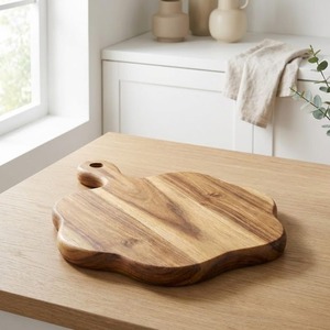 Planche à découper en bois d'acacia avec rainure pour jus, planche à charcuterie en bois, supports vierges pour gravure laser, stock local aux États-Unis, réduction tarifaire - Product Image 4