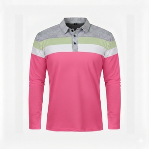 Camiseta de Manga Larga para Hombre, 100% Algodón, Tejido Sólido, Transpirable, con Logotipo Personalizado, Proveedor Mayorista - Product Image 6