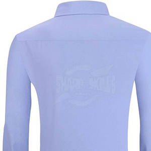 Chemises pour hommes décontractées et formelles, coupe classique, vente en gros, polyester/coton, vêtements de travail pour le bureau, la banque, uniforme, chemise à manches longues pour hommes - Product Image 3