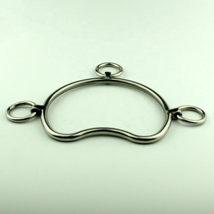 Bocado de caballo OEM de acero inoxidable con revestimiento de plasma azul arcoíris, con mejillas completas, para carreras de caballos, equipo ecuestre, proveedor personalizado - Product Image 6