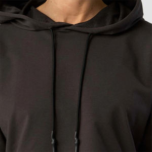 Conjunto Deportivo de Invierno para Mujer, Premium, de Algodón y Felpa, Sudadera con Capucha y Pantalones Deportivos, Personalizado, OEM, Venta al Por Mayor - Product Image 4