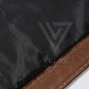 Top Selling Men's Casual <b>Leather</b> <b>Winter</b> <b>Jacket</b> with Stand Collar and Zipper Front Lightweight Breathable Eco-Friendly Windproof - Product Image 4