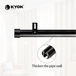 KYOK Barre coulissante pour rideau Barre de fenêtre montée au plafond Poteau de rideau Foshan vente en gros - Product Image 1