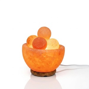 Lámpara de Sal del Himalaya, Cuenco de Sal, Lámpara de Sal de Roca Natural Hecha a Mano, Decoración para el Hogar, Venta al por Mayor, Fabricante OEM - Product Image 1