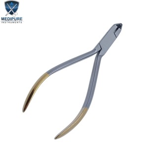 Cortadores de Extremos Distales de Acero Inoxidable, Herramienta de Corte de Alambre de Ortodoncia para Trabajo de Precisión en Clínicas Dentales, Alicates de Ortodoncia - Product Image 1
