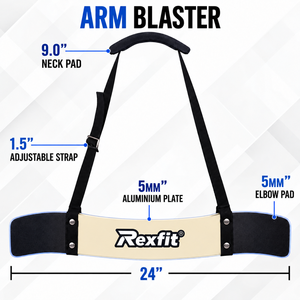 Arm Blaster personnalisé avec logo pour l'entraînement des biceps, équipement de musculation pour curls, fabricant OEM ODM, vente en gros, en vrac - Product Image 2