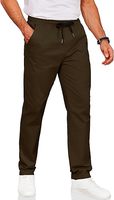 Pantalon cargo homme taille haute coupe droite décontracté, ajusté, en toile écologique, séchage rapide, idéal pour l'extérieur en hiver