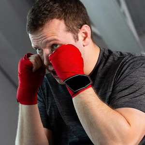 DAWNFROCE FIGHT GEARS Bandages de boxe en coton, 2 largeurs, respirants, flexibles, unisexes, imprimés, 5m, bandages de protection pour tous les sports - Product Image 3