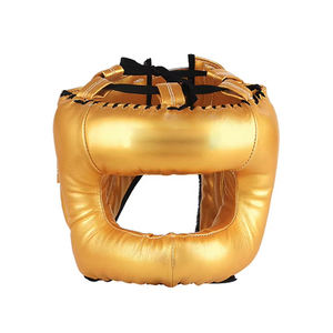 Protège-tête en cuir de haute qualité, design personnalisé, équipement de boxe premium, logo personnalisé, protège-tête de boxe en cuir microfibre - Product Image 2