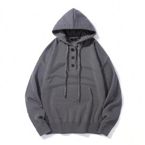 Sweat-shirts à capuche personnalisés pour hommes en molleton 100% coton - Vente en gros de vêtements streetwear écologiques - Product Image 1