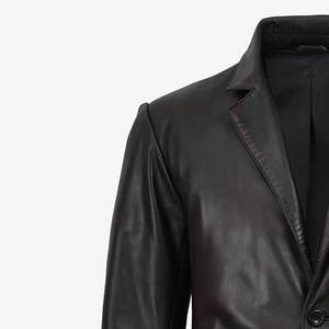 เสื้อแจ็คเก็ตหนังสีดำแบบวินเทจสำหรับผู้ชาย RTS Wholesales พร้อมโลโก้สั่งทำพิเศษ เสื้อแจ็คเก็ตผู้ชายคุณภาพสูงสำหรับฤดูหนาว สไตล์ไฮสตรีท - Product Image 6