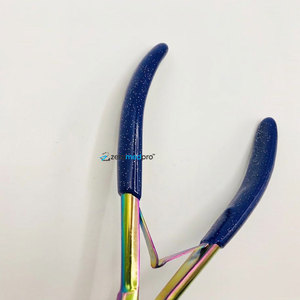 High Quality Professional Rainbow Plasma Hair Extension Plier Eco-Friendly Custom Logo <b>Silicone</b> Stainless Steel Tape Hair <b>Tool</b> - Product Image 3