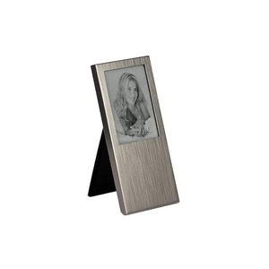 Cadre photo rectangulaire vertical en acier inoxydable, cadre photo en métal pour table, décoration - Product Image 4