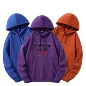 Hoodie court personnalisé en coton French Terry épais, coupe ample, imprimé DTG intégral, délavé à l'acide, avec broderie de patchs et strass - Product Image 1