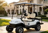 Carrito de Golf Elevado A627.2+2G de 4 Plazas, Todoterreno, Ideal para Excursiones de Campo en Primavera