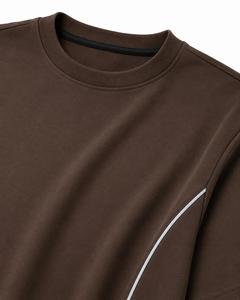 Vêtements décontractés à la mode, logo OEM, nouveau design, sur mesure, grande taille, manches longues, couleur unie, tissu 100% coton, confortable - Product Image 5