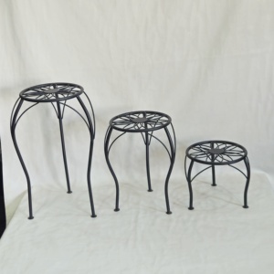 Metal Plant <b>Stand</b> For Indoor Outdoor Flower <b>Pot</b> Display Home Garden Entryway Decoration - Product Image 3