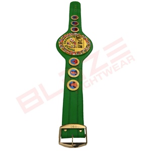 Ceinture WBC titre Ceinture en double ceintures en cuir véritable du Pakistan - Product Image 6