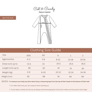 Ginger Collection Premium Quality Bamboo Elastane Zip Romper Ropa esencial para bebés - Product Image 4