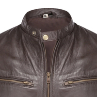 Veste en cuir véritable au prix direct d'usine |   Manteau en cuir d'hiver pour homme personnalisable