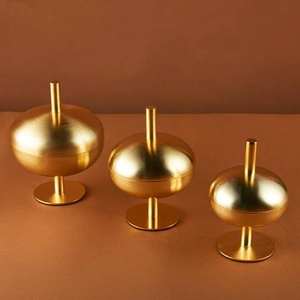 Nouveautés Ramadan : Bol à dattes moderne en métal et bois de haute qualité, personnalisable en couleur/taille/logo, durable, sans plomb, écologique - Product Image 1