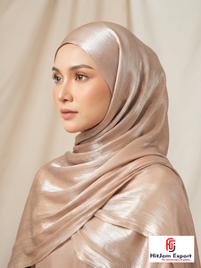 Pañuelo Hijab Liso Zimmy Choo de Alta Calidad, Impresión Personalizada, Sensación de Seda, Suave, Envoltura para la Cabeza, Fabricante Textil OEM ODM Personalizado - Product Image 6