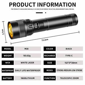 CITICITY <b>LED</b> Flashlight, Ultra <b>Light</b> Waterproof Aircraft-Grade Aluminum EDC Torch <b>Light</b> Waterproof Zoom for Outdoors Emergency - Product Image 4