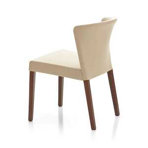 Modern Solid Teak Wood Dining <b>Chair</b> with Upholstered Seat for Hotel <b>Restaurant</b> Home Furniture, Direct Factory Manufacturer - Product Image 4