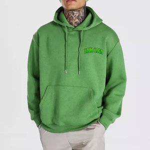 Sweat-shirt à capuche oversize d'hiver pour homme, personnalisé, 600 g/m², haute qualité, impression en relief, 100 % coton, broderie, survêtement - Product Image 6