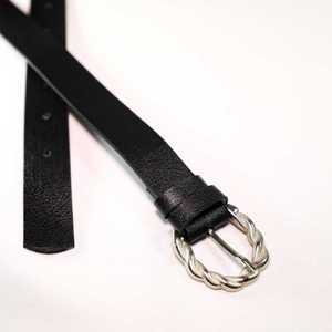 Ceinture en cuir tricoté pour homme, de haute qualité, confortable, à sangle réglable, respirante, avec boucle carrée, surdimensionnée, à bas prix, décontractée et basique - Product Image 4