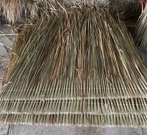 Vietnam Industrial Grass Thatch Roofing Natural Dried Grass Panels for Resort Hotel Outdoor Roof Application - Product Image 1