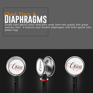 Estetoscopio Manual de Doble Cabeza Estilo Master, de Acero Inoxidable con Diafragma Ajustable para Uso Clínico - Product Image 5