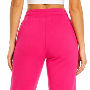 <b>Women</b> Fleece Sweatpants High Waist Drawstring Relaxed Fit Casual <b>Joggers</b> With Pockets Letter Print Right <b>Leg</b> Autumn Wear - Product Image 5